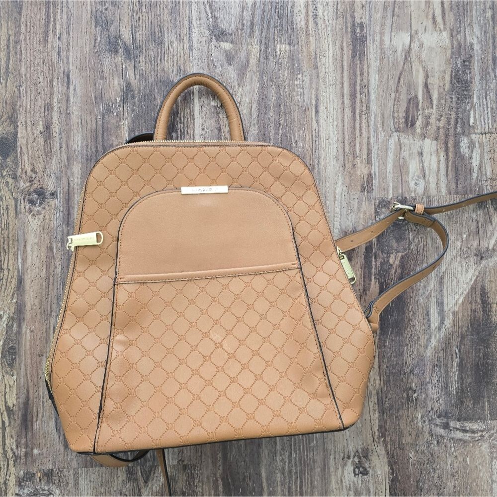 STEVE MADDEN Cognac/Brown Backpack/Purse Carry-on Bag 13x12